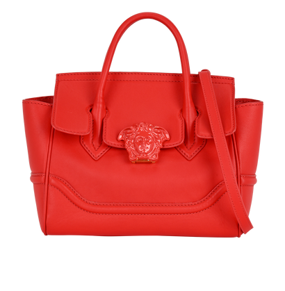 Palazzo Empire, &pound;450, Handbags, Red, Leather, Front view